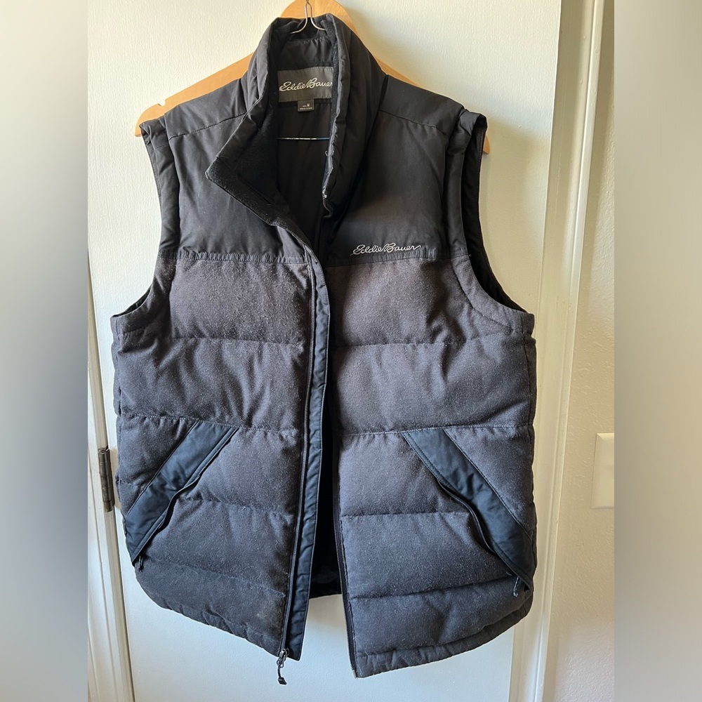 Eddie Bauer EB550 Goose Down Vest Mens Medium
